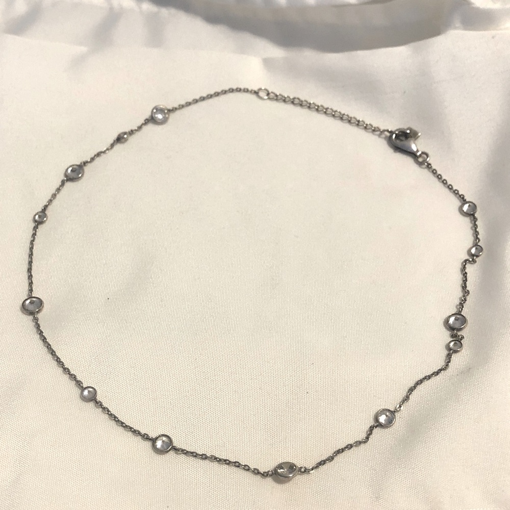 Silpada 925 CZ Infinity Station Cubic Necklace